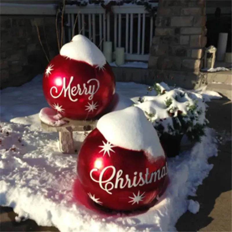 Christmas Ornament Holly Ball Outdoor Tree Decoration Christmas Balls for Yards - EX-STOCK Canada