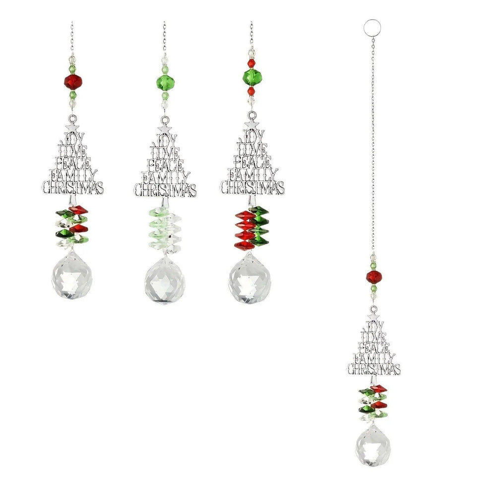 Cristal attrape-soleil de Noël Pendentif sapin de NoëlEX-STOCK Canada