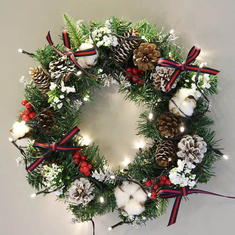 30cm 40cm Christmas Wreath Ornaments Christmas Wreath - EX-STOCK Canada