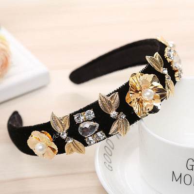 Headband Pearl Rhinestone Hair Accessories - EX-STOCK Canada