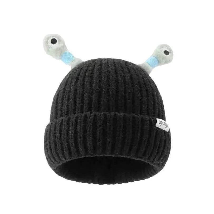 New Cute Luminous Fall Winter Warm Ear Protection Wool Cartoon All-matching Knitted Beanie Hat - EX-STOCK Canada