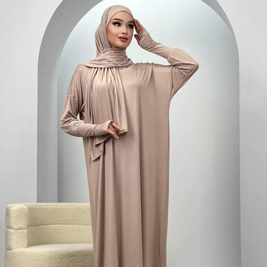 Women's Muslim Robe Polyester Fiber EX-STOCK Canada