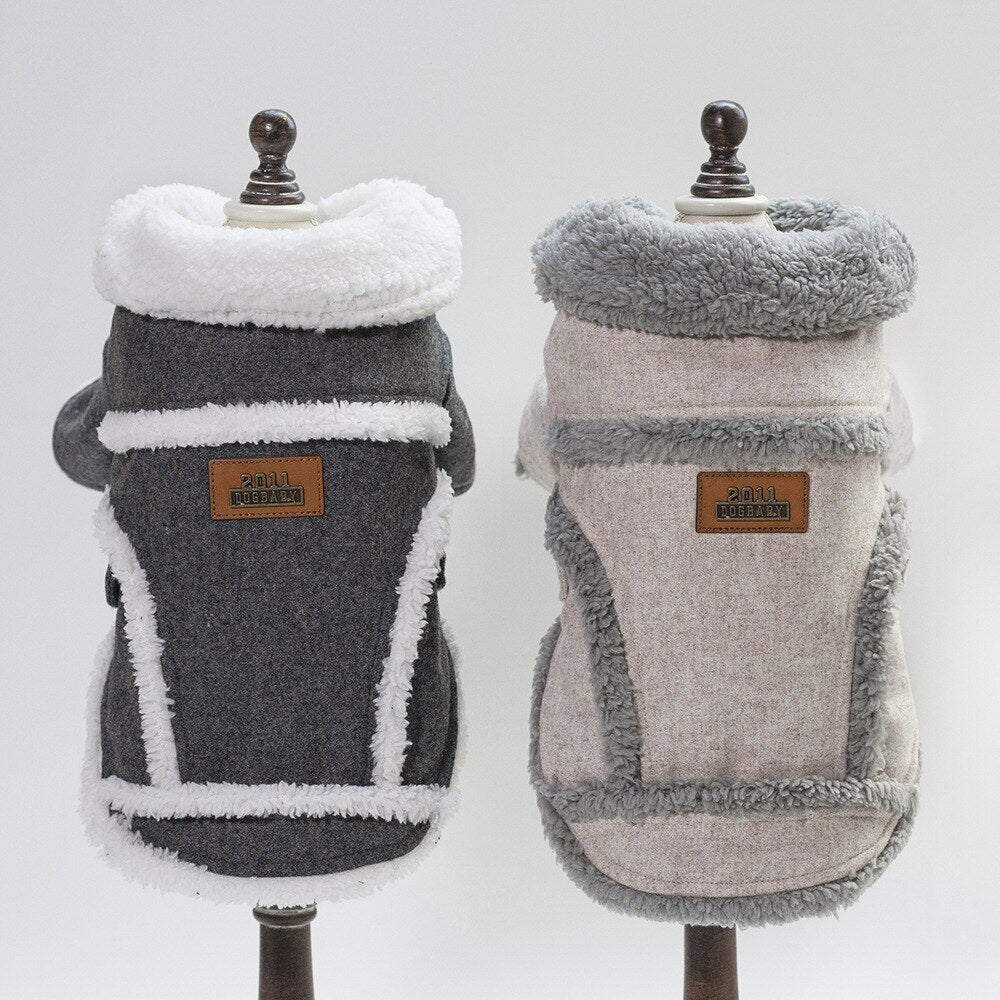 Dog Clothes Winter Pet Dog French Bulldog Jacket Thick Warm Dog Coat EX-STOCK Canada