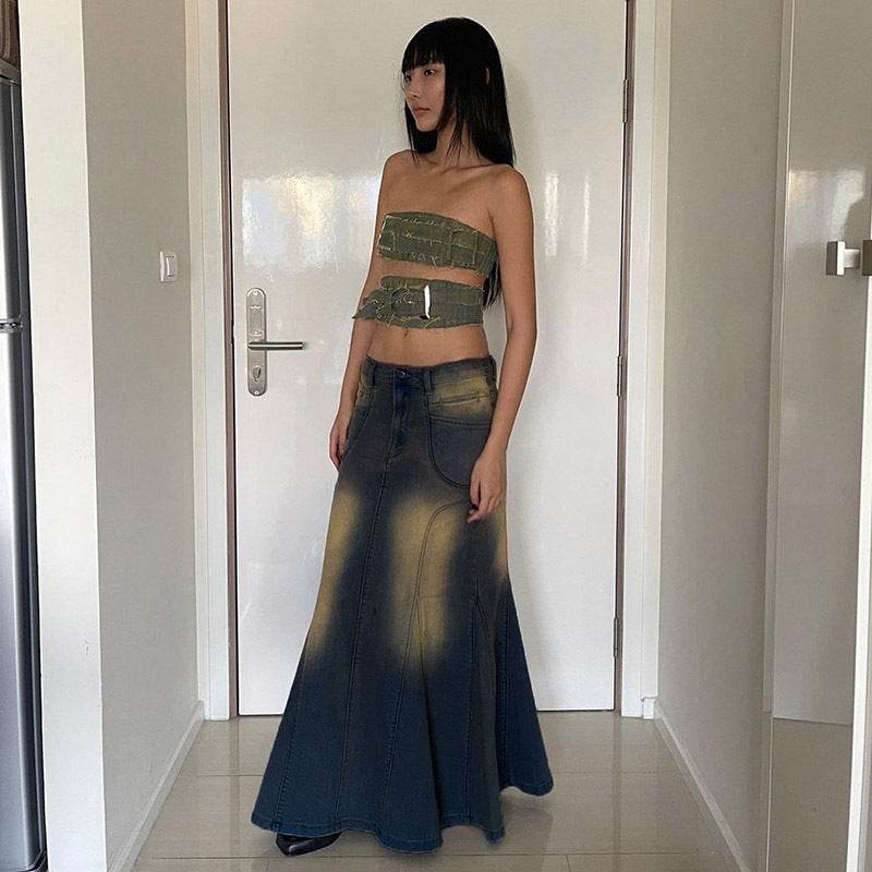 Women's Fashion Personality Denim Skirt - EX-STOCK Canada