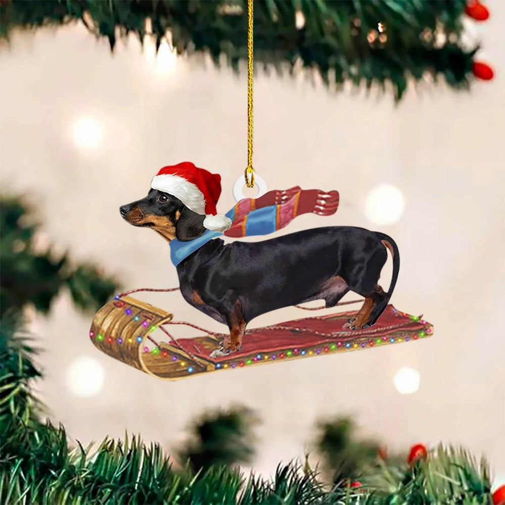 Christmas Sausage Dog Decorations Home - EX-STOCK Canada