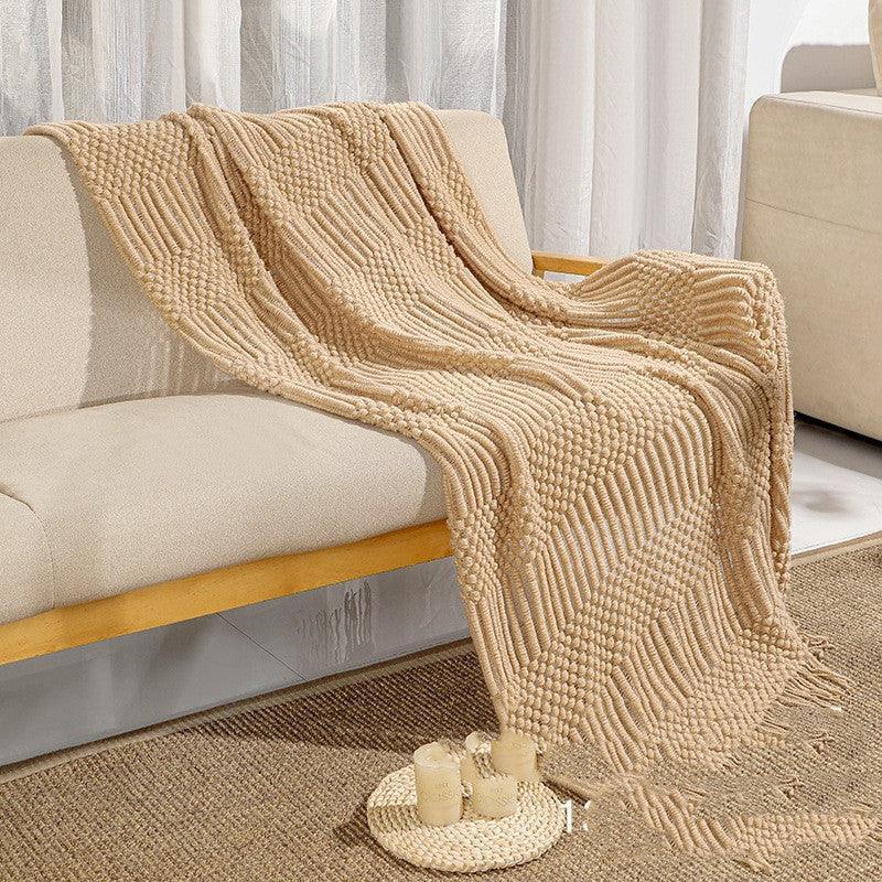 Housse de couverture de climatisation couleur unie Couverture de canapé Couverture de sieste de bureauEX-STOCK Canada