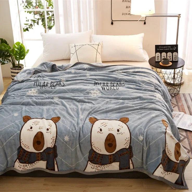 Air conditioning blanket flannel blanket EX-STOCK Canada