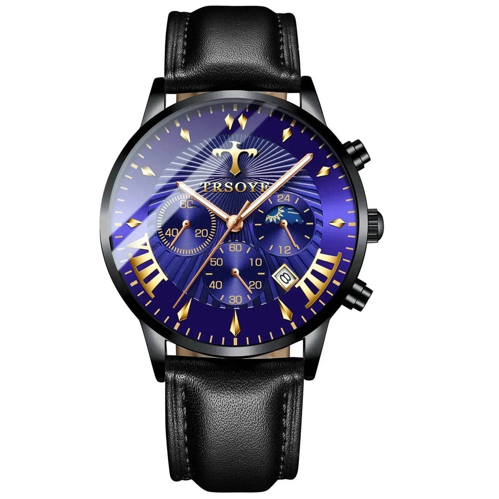 Business Quartz Watch Leisure Calendar Men's Luminous Waterproof Watch - EX-STOCK Canada