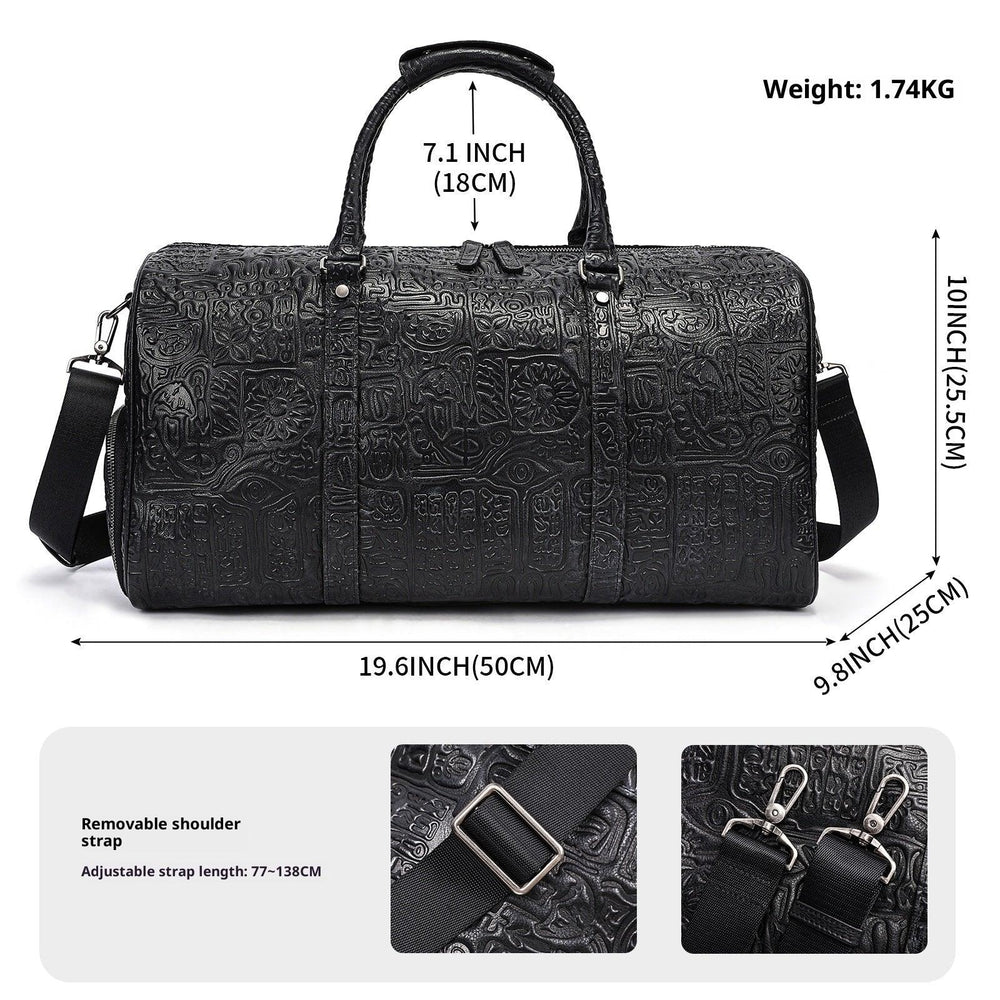Sac à main à motif en relief rétro pour hommes | EX-STOCK Canada