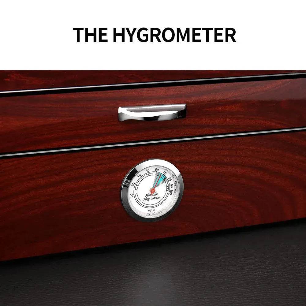 Cigar Humidor Moisturizing Cigar Box Cedar Wood Large Capacity - EX-STOCK Canada