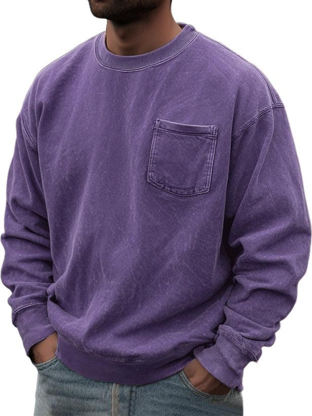 Men's Pullover Round Neck Long Sleeves Sweater EX-STOCK Canada