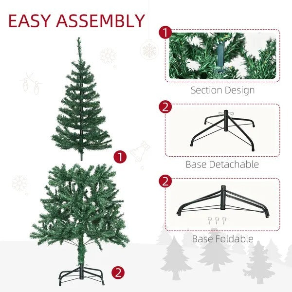 4.9ft Green Christmas Tree Artificial Xmas Holidays Party With Decoration Ornament EX-STOCK Canada