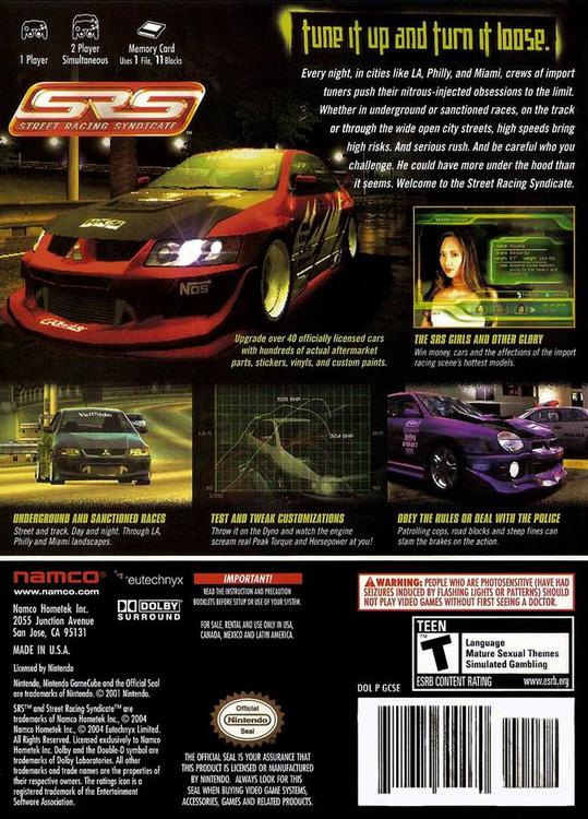 SRS STREET RACING SYNDICATE