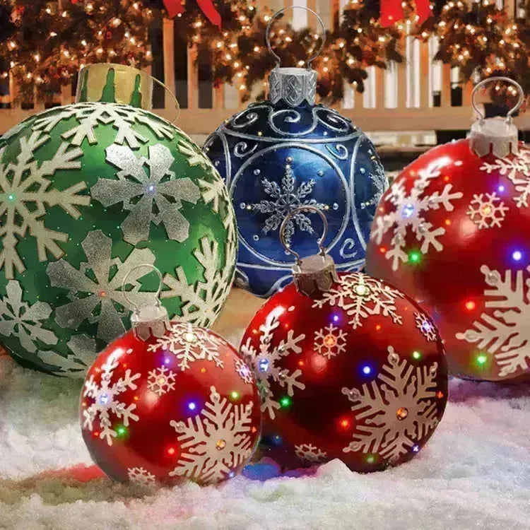 Ornement de Noël Holly Ball Outdoor Tree Decoration Boules de Noël pour yards