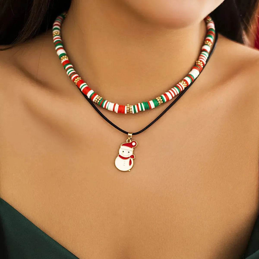 Christmas Beaded Necklace for women - EX-STOCK Canada
