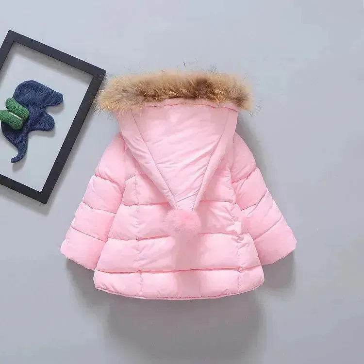 New born Baby Hooded Winter Jacket toddler winter coat Baby parka coat 5t winter Faux fur jacket - EX-STOCK Canada
