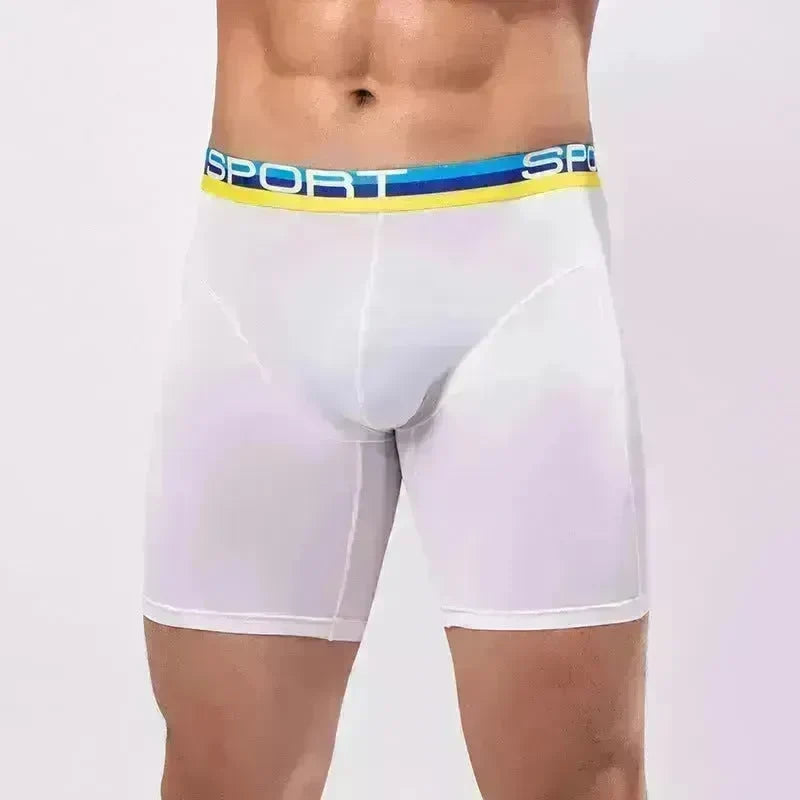 Anti-wear Ice Silk breathable Midway Boxer Beach swimming Underwear - EX-STOCK CANADA