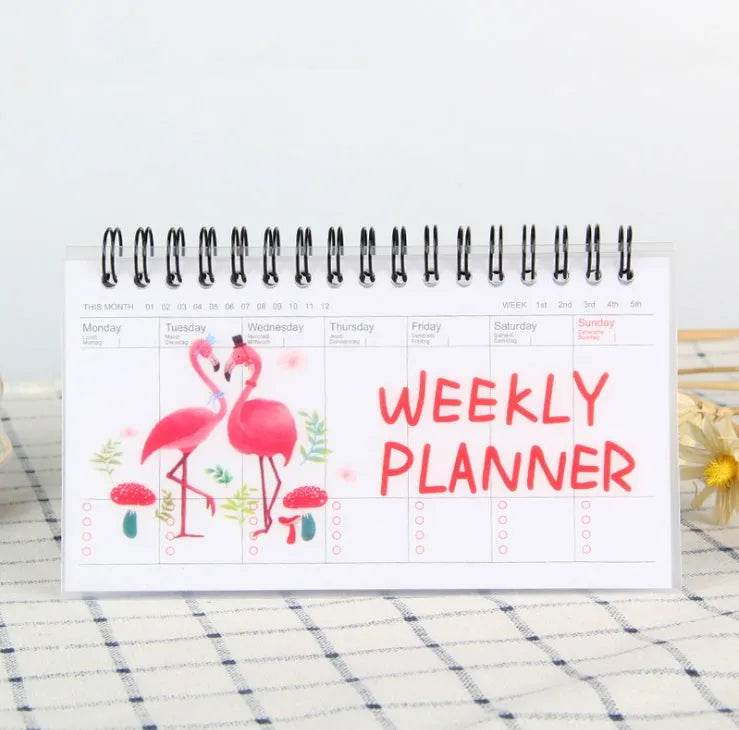 Cartoon tearable week planner - EX-STOCK Canada
