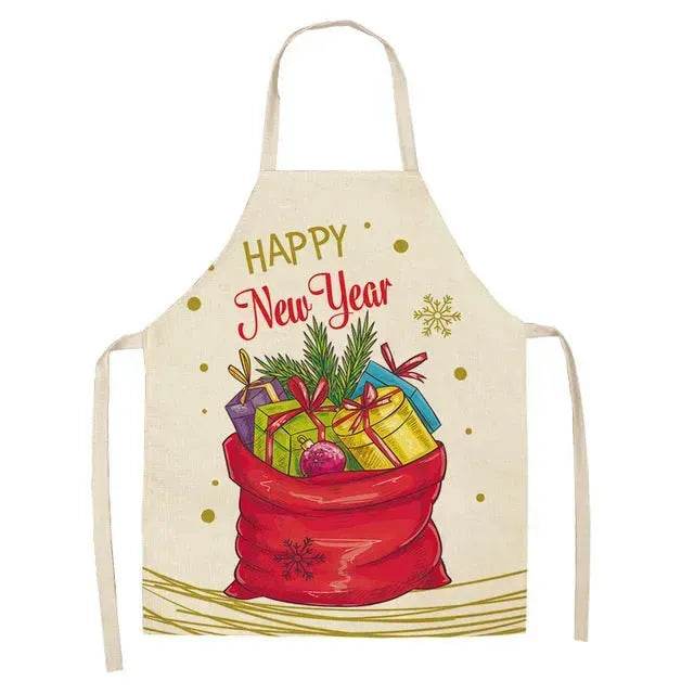 Personalized Christmas Aprons gifts idea for chefs bakers - EX-STOCK Canada