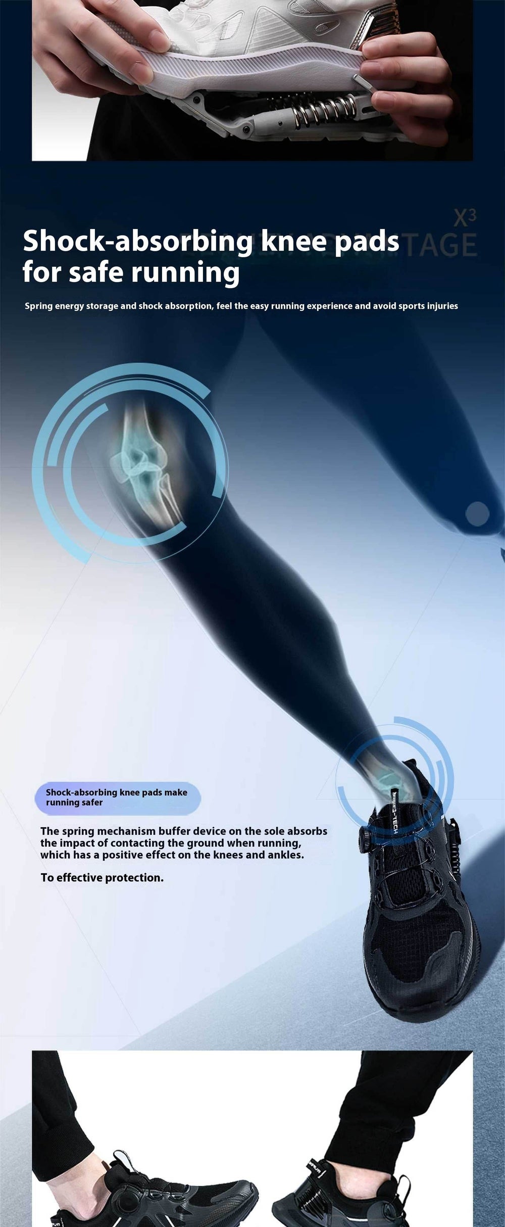 Mechanical Running Shoes - Tech Running Shoes Power - EX-STOCK Canada