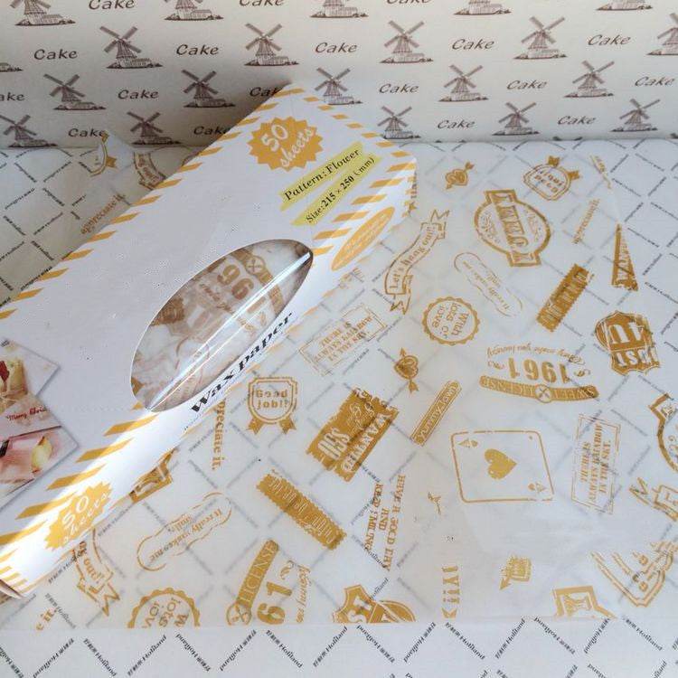 Oilproof Food Packaging Bee Wax Paper food wrap - EX-STOCK Canada