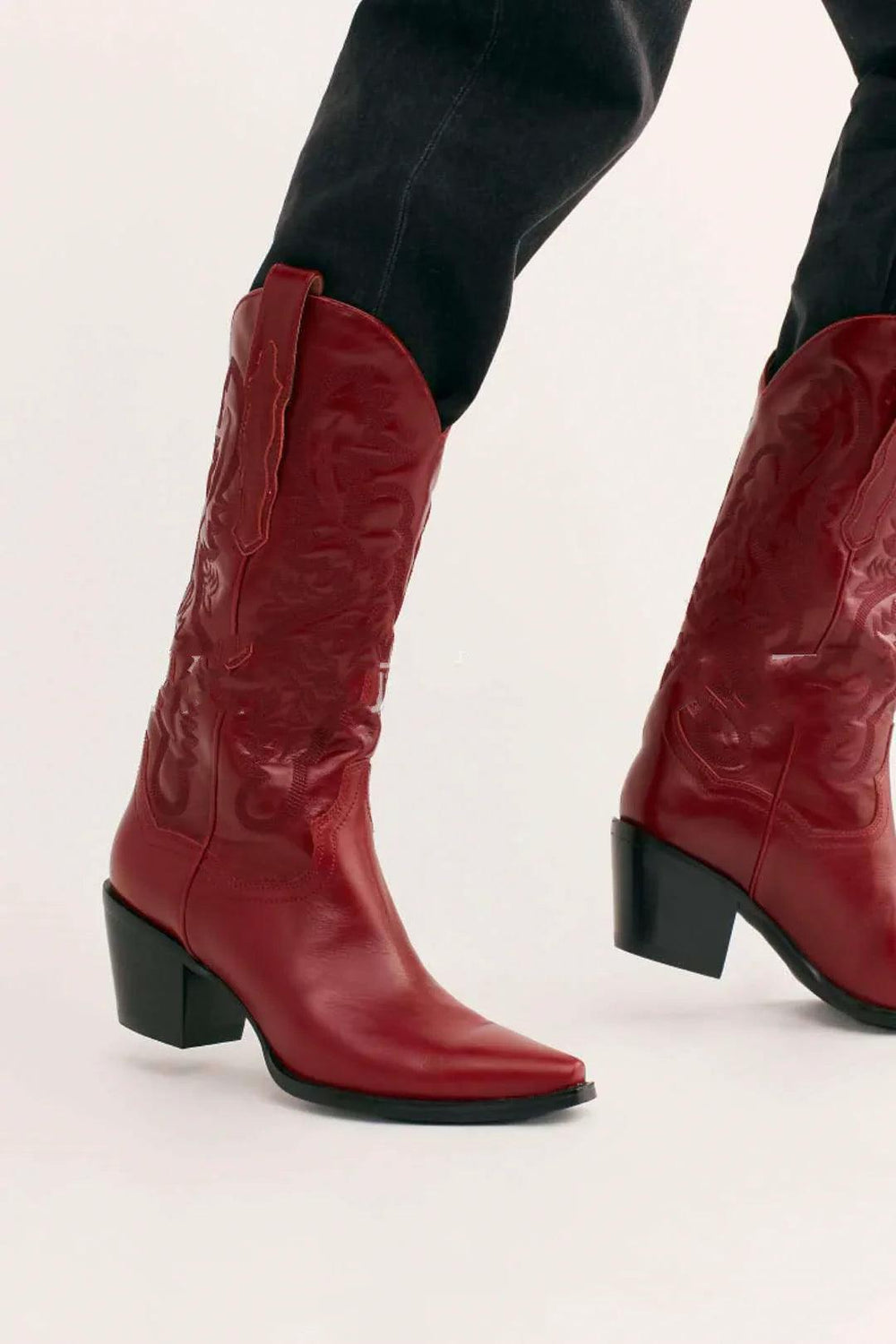 Bottes Martin pour femmes avec tige en cuir européen artificiel PU et belleEX-STOCK Canada