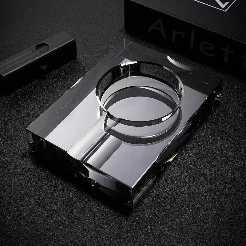 Luxury Crystal Glass Ashtray - EX-STOCK Canada