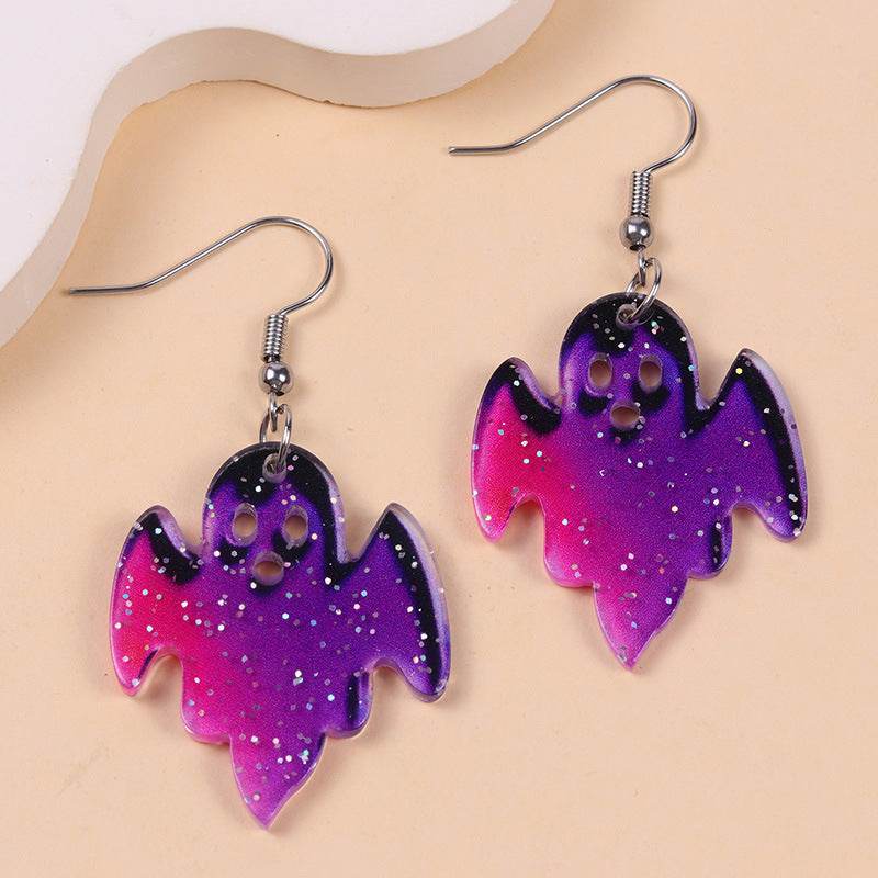 European And American Halloween Series Acrylic Earrings Color - EX-STOCK Canada