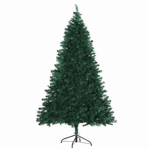 6ft Christmas Tree Unlit Artificial Spruce Full Tree With Solid Metal Stand EX-STOCK Canada