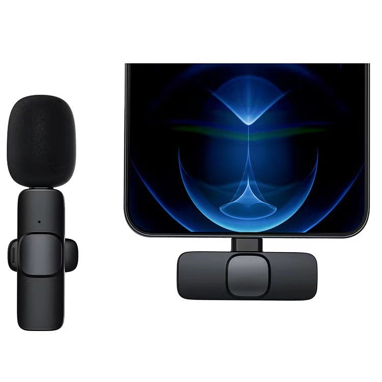 Short Video Shooting Mobile Phone Live Broadcast Wireless Lavalier Microphone EX-STOCK Canada