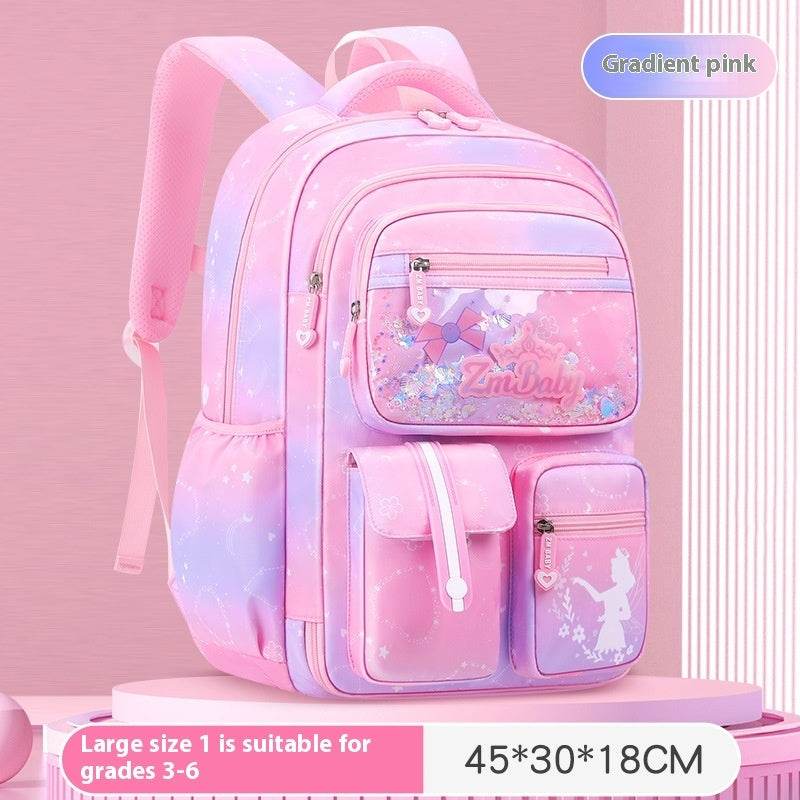 Children’s Cartoon School Bag – Load-Reducing Backpack - EX-STOCK Canada