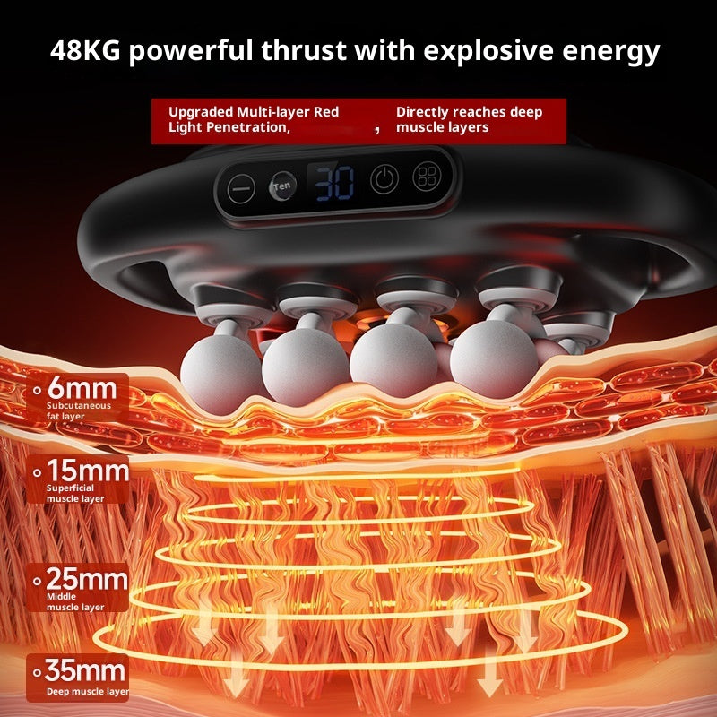 Muscle Relaxation Massager Multi-head Massage Gun Deep Tissue Body Fitness Muscle Electric Relax Massager For Back Shoulders Legs Foot 16 Heads EX-STOCK Canada