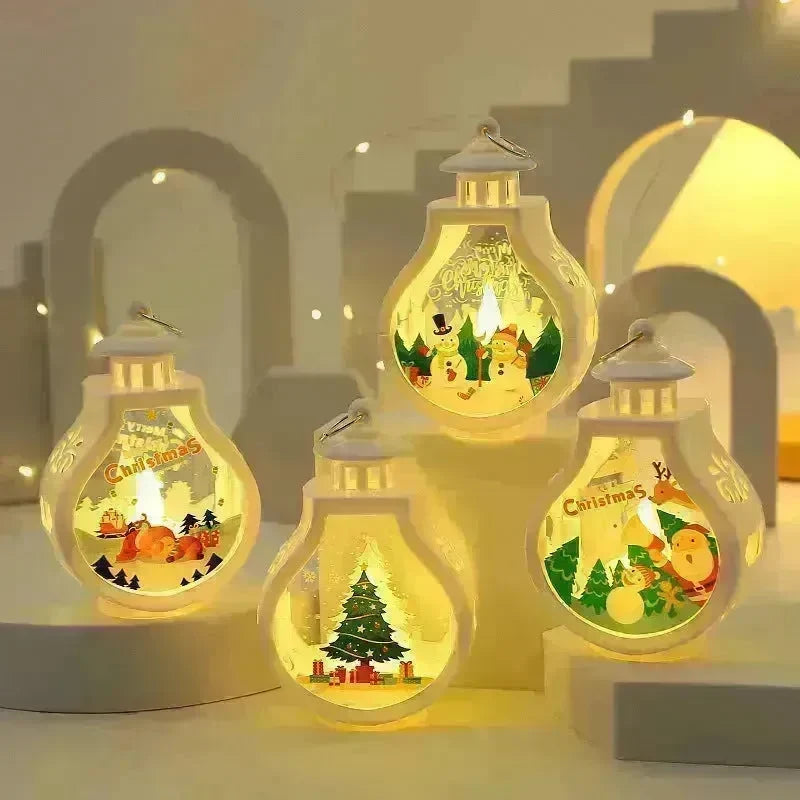 Christmas Candle Lamp Romantic Ornaments - EX-STOCK CANADA
