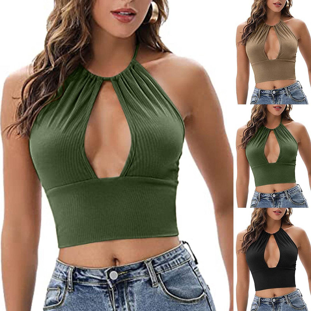 Summer Halter neck Tank top Vest women - EX-STOCK Canada