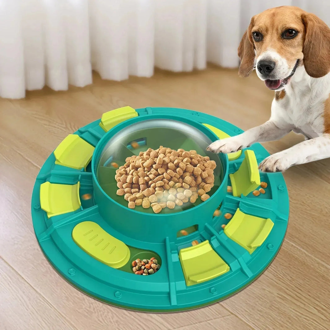 Interactive Dog Puzzle Toy For IQ Improvement And Slow Feeding Suitable For All Sizes Pets Nutritious Diet-Friendly Non-Electric Plastic Pets Game Pet Products - EX-STOCK CANADA