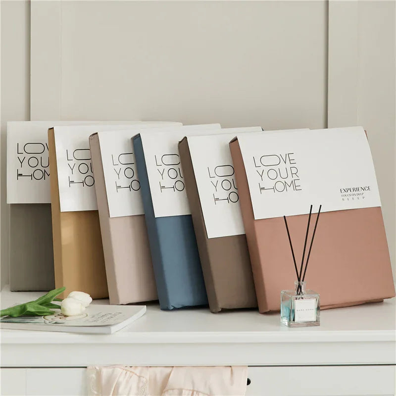 100 Cotton Sanding Duvet Cover Autumn And Winter Thickening Solid Color EX-STOCK Canada