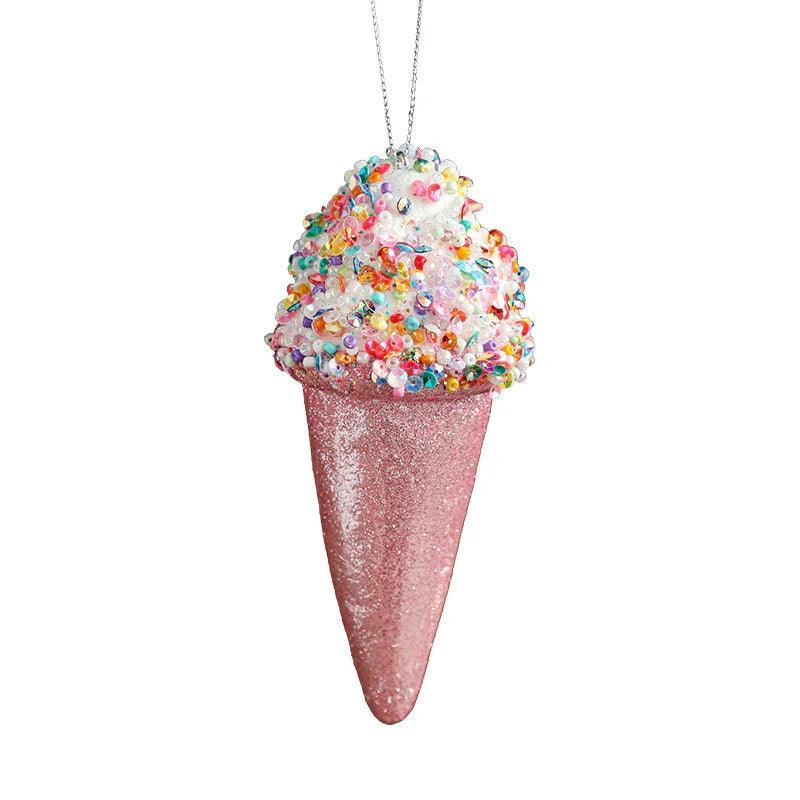 Pendentif créatif glace décoration de sapin de Noël petits éléments suspendusEX-STOCK Canada
