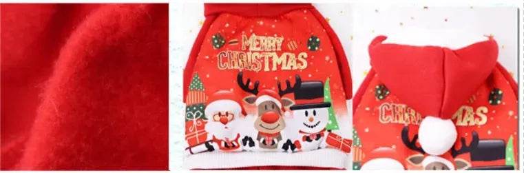 Christmas Pet Supplies Clothes Cat Cotton Clothes - EX-STOCK Canada