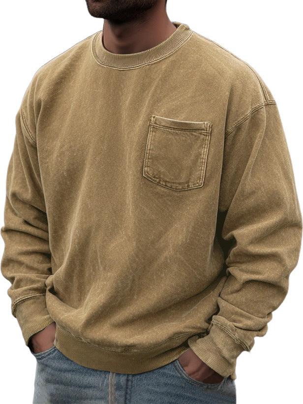 Men's Pullover Round Neck Long Sleeves Sweater EX-STOCK Canada
