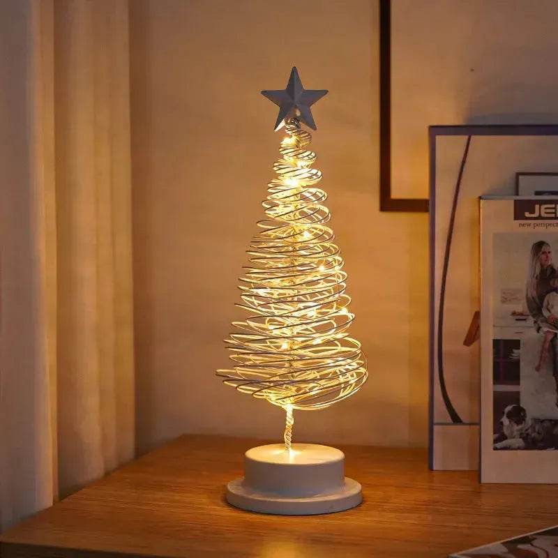 Spiral LED Light Christmas Tree Decoration Night Light Ornaments - EX-STOCK Canada