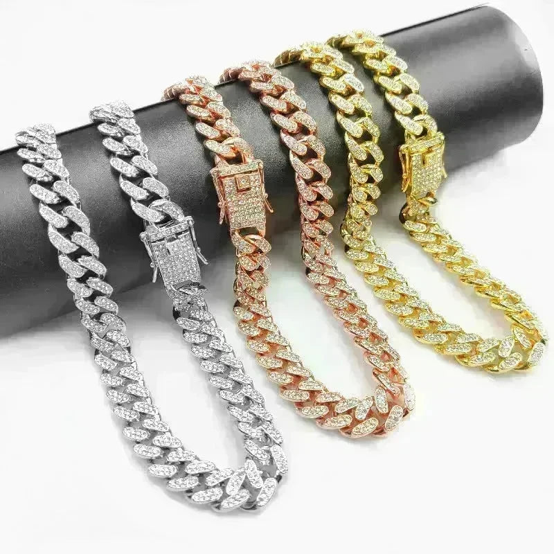 Zinc Alloy Wide Hip Hop Cuban Link Chain Necklace - EX-STOCK CANADA