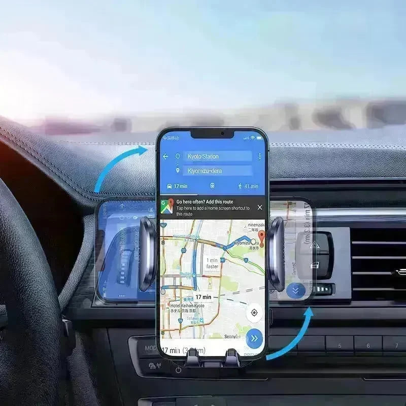 Navigation Mobile Phone Wireless Charging Car Mount - EX-STOCK CANADA