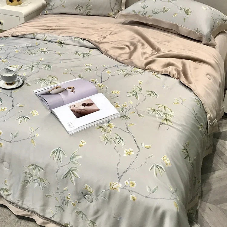 High-end Tencel Summer Cooling Duvet Four-piece Set EX-STOCK Canada