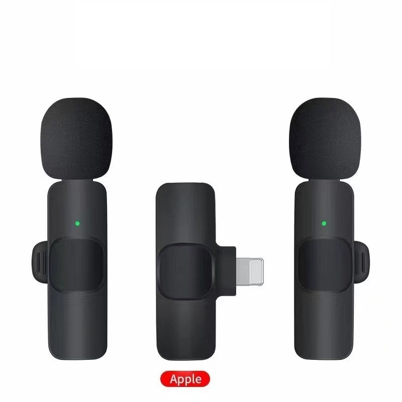 Short Video Shooting Mobile Phone Live Broadcast Wireless Lavalier Microphone EX-STOCK Canada