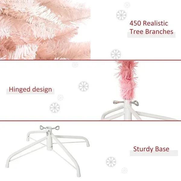5ft Artificial Christmas Tree Home Decoration Automatic Open White EX-STOCK Canada