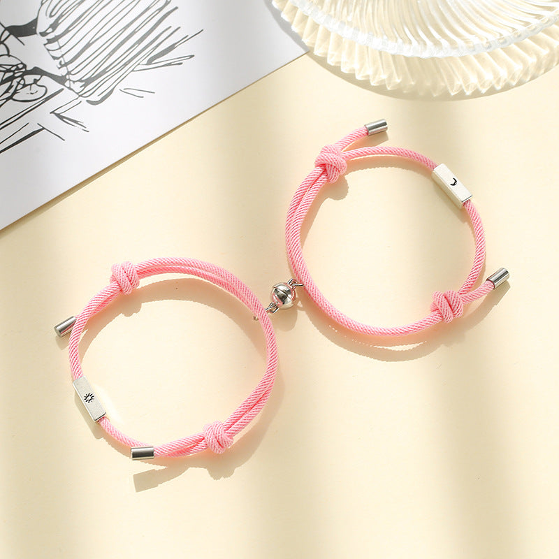 Alloy Sun And Moon Couple Bracelets A Pair - EX-STOCK Canada