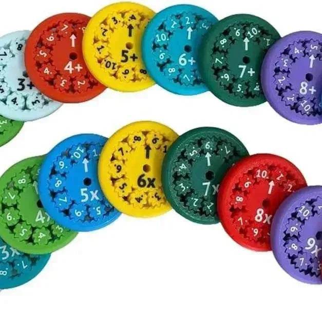 Math Fidget Spinners Fingertip Puzzle Toys Games Math Operations Math Multiplication Games Montessori Activity Educational Learning Toys - EX-STOCK Canada