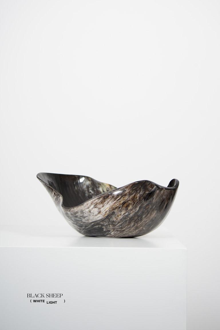 Ankole & Gyr Horn Dark Organic Vessel EX-STOCK Canada