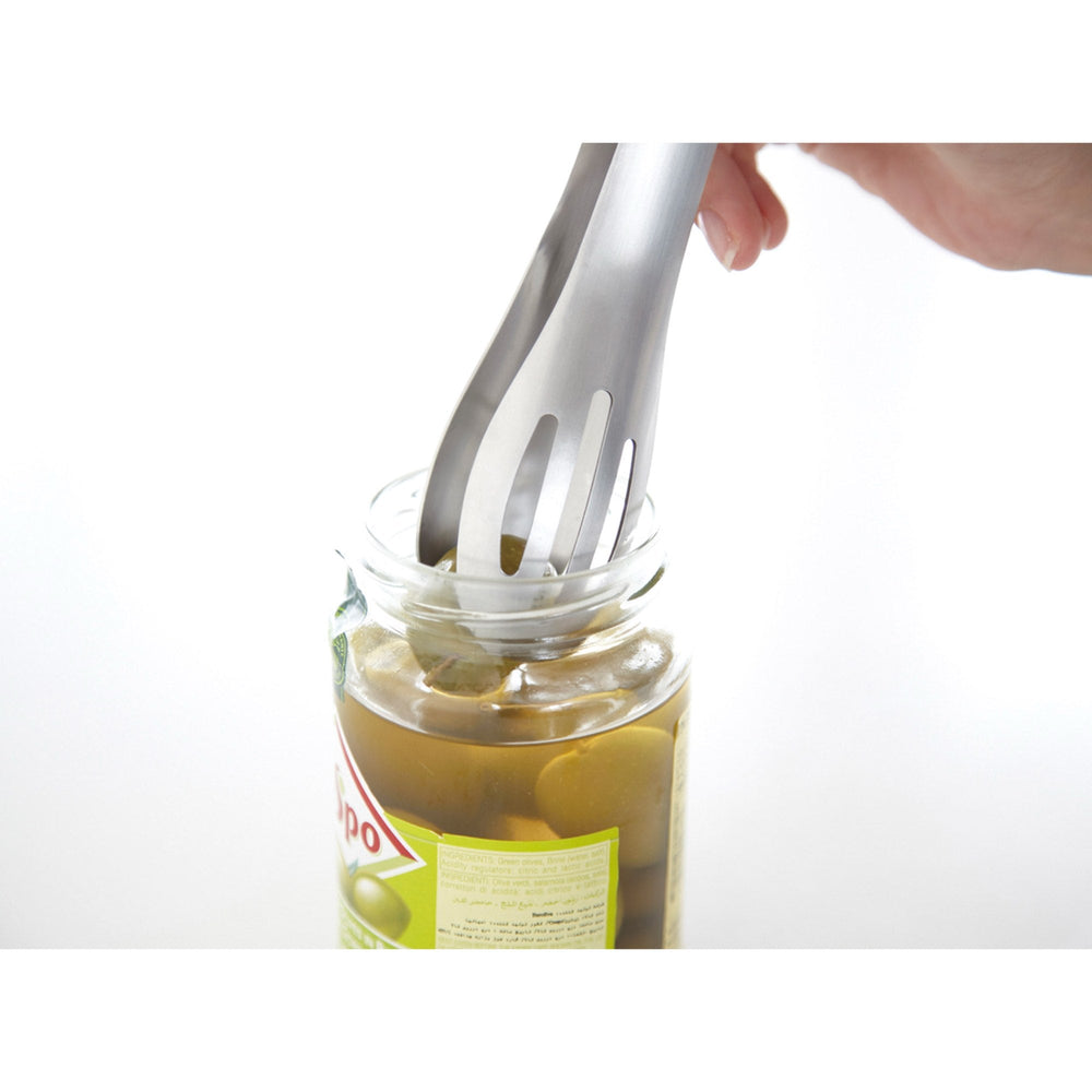 Eatoco Hasam Tongs – Stainless Steel Multi-Function Serving Tongs (200 mm)