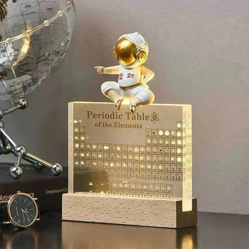 Acrylic Periodic Table: Real Element Samples + Light Base - EX-STOCK Canada